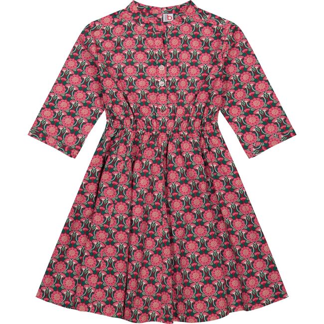 Gabriela Circle Dress, Pink Lotus