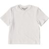Henry Button Tee, White - T-Shirts - 1 - thumbnail