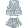 Frida Top and Skort Set, Blue Hydrangea - Mixed Apparel Set - 1 - thumbnail