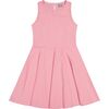 Genevieve Circle Skirt Dress, Pink Mini Stripe - Skirts - 1 - thumbnail
