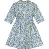 Gabriela Circle Dress, Blue Hydrangea - Dresses - 1 - thumbnail