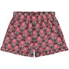 Lee Lee Ruffle Hem Shorts, Pink Lotus - Shorts - 1 - thumbnail