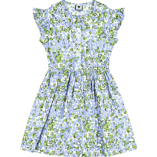 Juniper Shirtdress, Blue Hydrangea