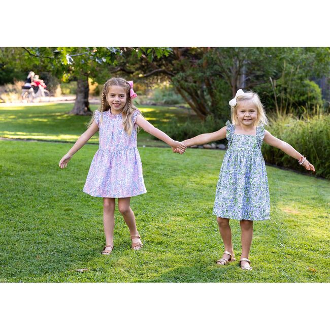 Kinsley Dropwaist Dress, Pink Azalea