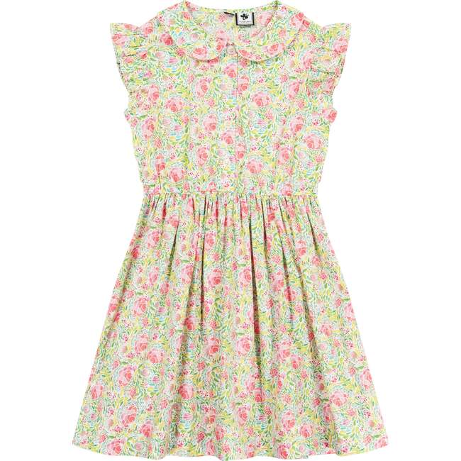 Juniper Button Front Dress, Florals - Dresses - 1