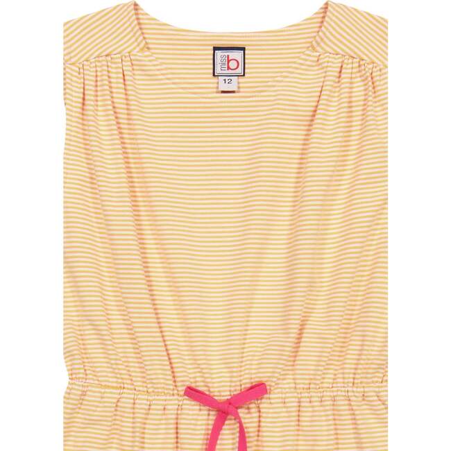 Lindsey Drawstring Dress, Yellow