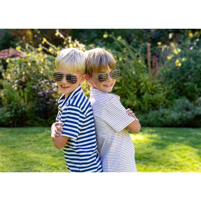 Boys Short Sleeve, Polo Varsity Stripe