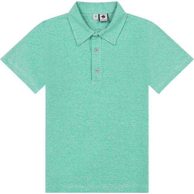 Boys Short Sleeve Polo, Green