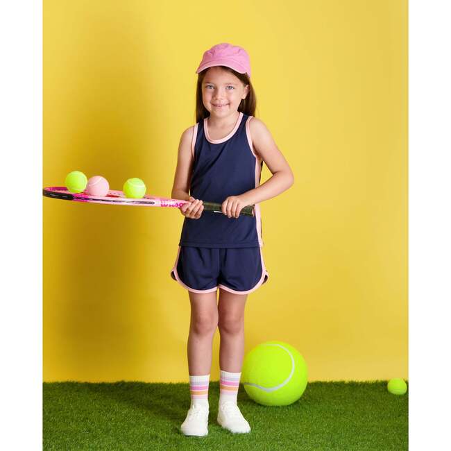 Venus Racerback Tank, Navy Pink Dri-Fit - Tank Tops - 2