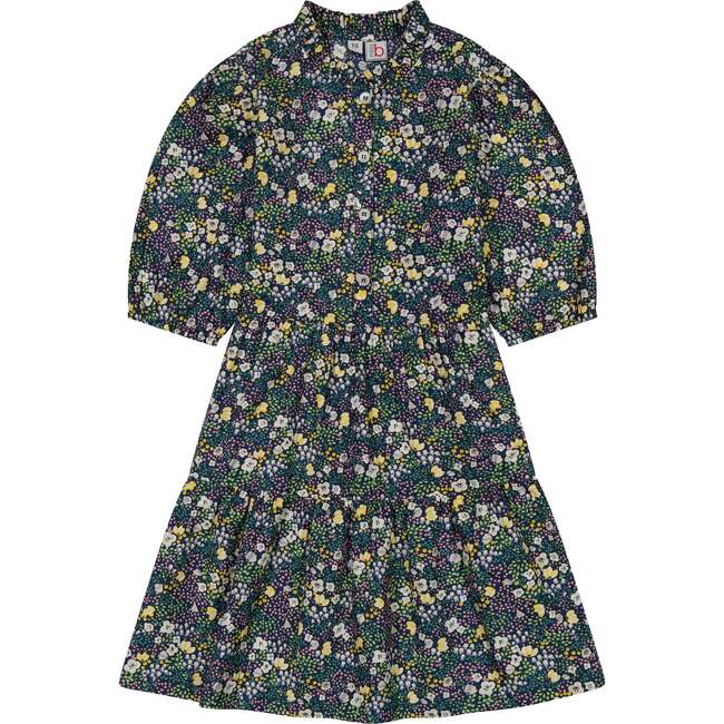 Heather Tween Dropwaist Dress, Fall Meadow
