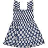 Mini Paloma Girl's Dress Shell Beach Navy - Dresses - 1 - thumbnail