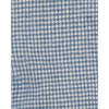 Anna Girls Houndstooth Check Cap Sleeve Dress, Blue - Dresses - 2 - thumbnail
