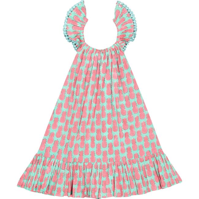 Mini Eva Girl's Dress Pineapple Crush Pink - Dresses - 1