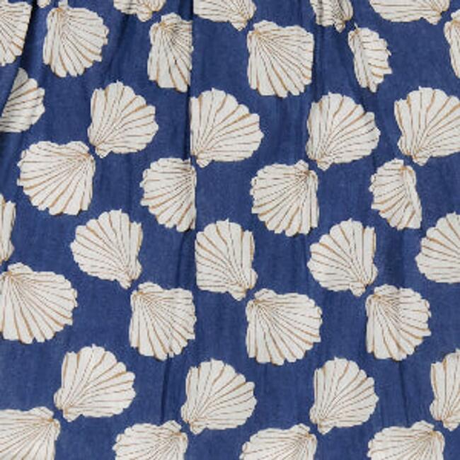 Mini Paloma Girl's Dress Shell Beach Navy - Dresses - 3
