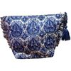 La Plage Ruffle Pouch Blue Paisley - Bags - 1 - thumbnail