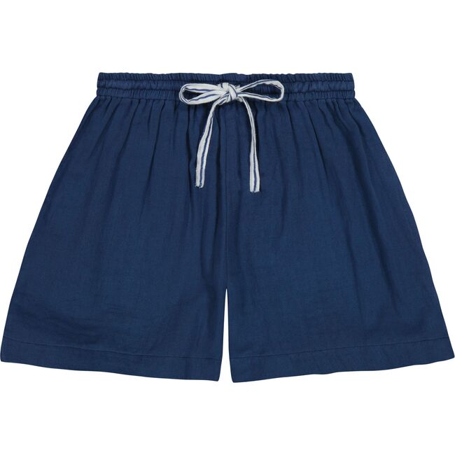 La Plage Boy's Drawstring Short Lapis Blue, Blue
