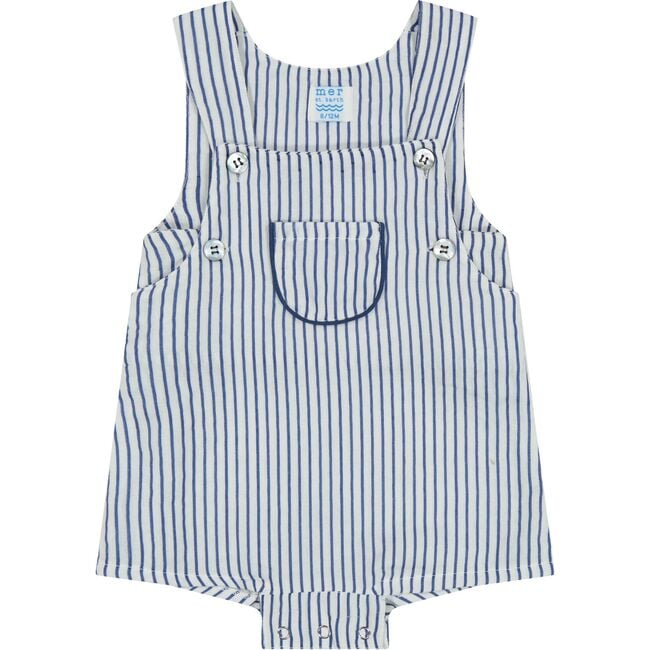Julien Baby Boy Romper Marine Stripe, Multi - Rompers - 1