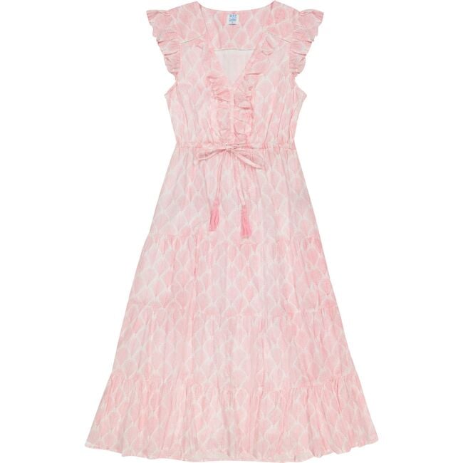 Giselle Women's Maxi Dress Pink Feather, Pink