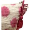 La Plage Ruffle Pouch Pink Ikat - Bags - 3