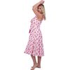 Giselle Women's Maxi Dress White Pink Ikat, Pink - Dresses - 3 - thumbnail