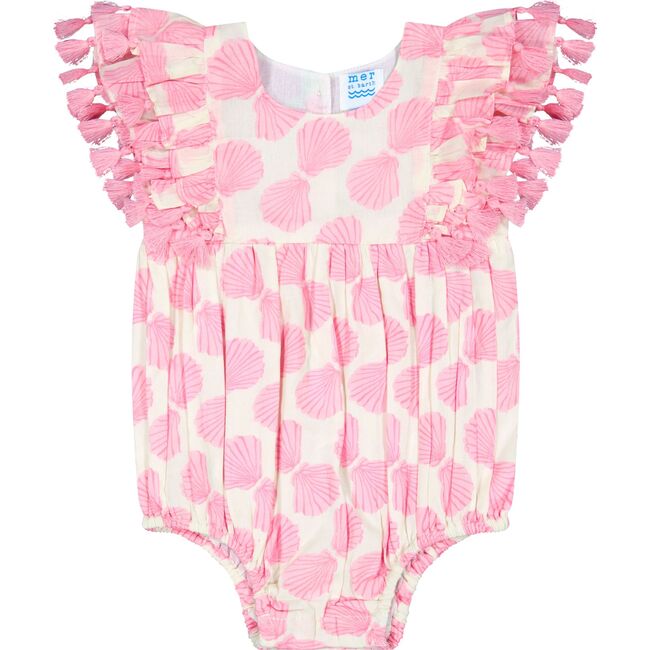 Anna Baby Romper Shell Beach Pink