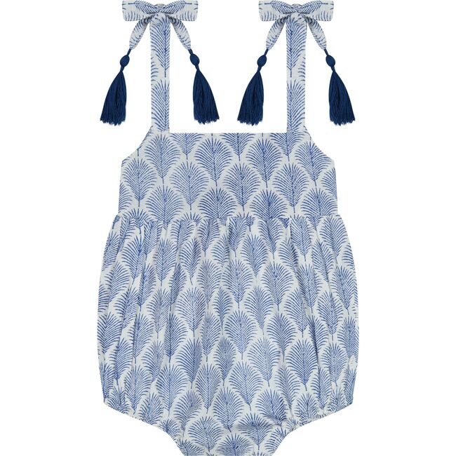 Zoe Baby Romper Navy Feather, Multi - Rompers - 1