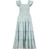 Paloma Women's Maxi Dress Aqua Floral Block Print - Dresses - 1 - thumbnail