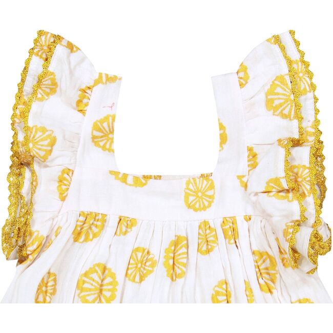 Serena Girl's Tassel Dress White Sand Dollar