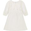 Women's Lea Popover Dress, White Eyelet - Dresses - 1 - thumbnail