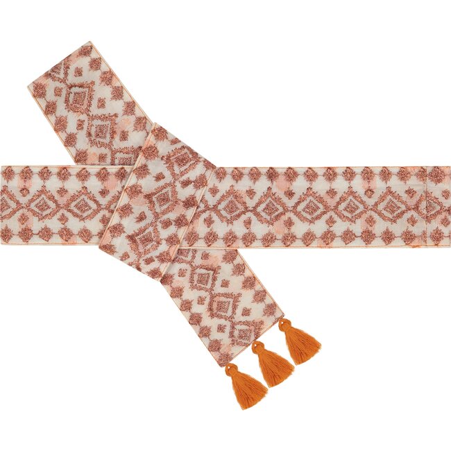 Embroidery Belt, Copper - Belts - 1