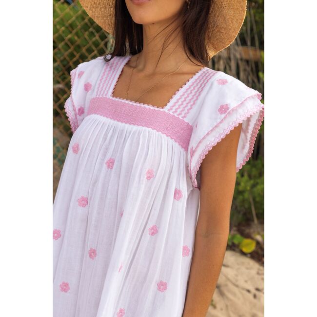 Mini Sandrine Women's Dress Pink Frangipani, Pink - Shorts - 4