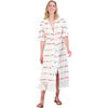 Women's Estelle Embroidered Fringed Shirt Dress, White - Dresses - 4 - thumbnail