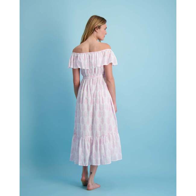 Women's Benoite Paisley Off-Shoulder Dress, Pink - Dresses - 3