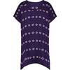 Women's Capucine Embroidered Mini Caftan Dress, Navy - Cover-Ups - 1 - thumbnail