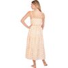Women's EmilieTalelayo Print Maxi Strappy Sundress, Gold - Dresses - 2 - thumbnail