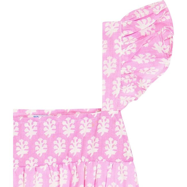 Chloe Baby Booti Print Romper, Violet