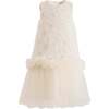 Sparkle Tulle Dress, Cream - Dresses - 1 - thumbnail