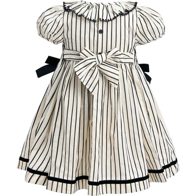 Velvet Bow Dress, Black