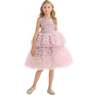 Sparkle Tiered Tulle Dress, Pink - Dresses - 2 - thumbnail