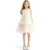 Sparkle Tulle Dress, Cream - Dresses - 2 - thumbnail