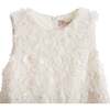 Whispered Petal Mini Dress, Cream - Dresses - 3 - thumbnail