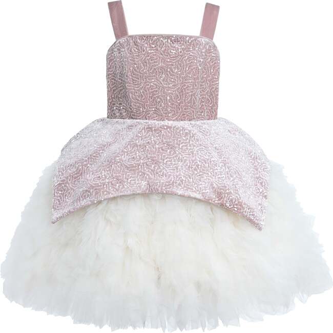 Glitter & Tulle Celebration Dress, Pink