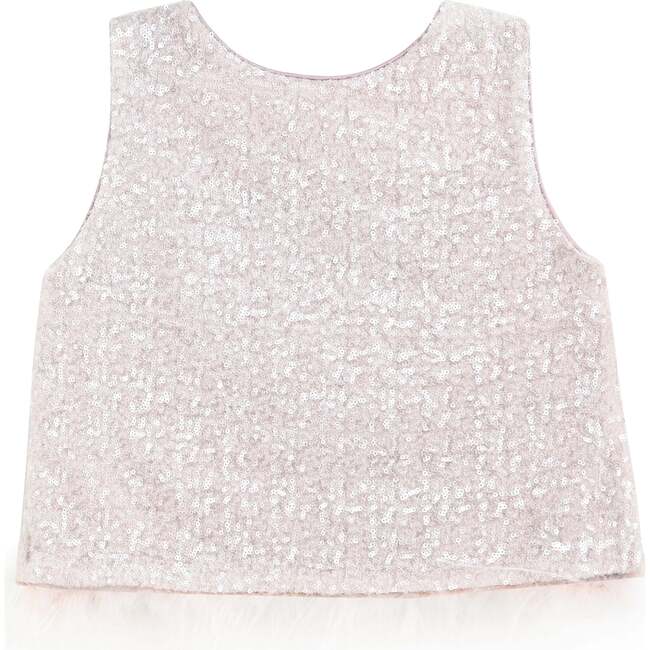 Sequin Feather-Trim Set, Pink - Mixed Apparel Set - 4