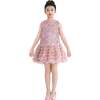 Sequin & Tulle Party Dress, Pink - Dresses - 2 - thumbnail