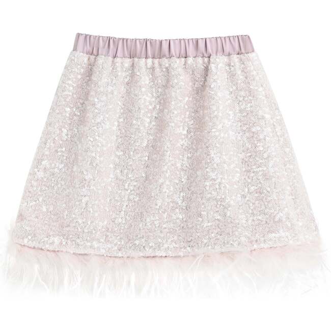 Sequin Feather-Trim Set, Pink - Mixed Apparel Set - 5