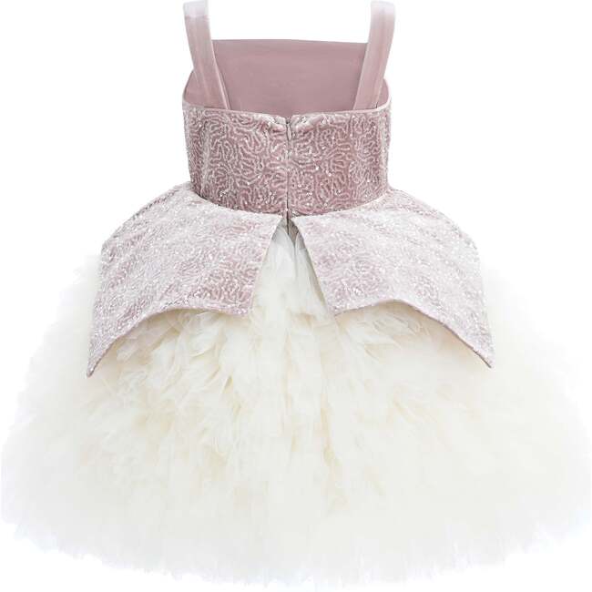 Glitter & Tulle Celebration Dress, Pink - Dresses - 3
