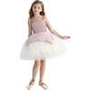 Glitter & Tulle Celebration Dress, Pink - Dresses - 4