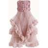 Sequin & Cascading Tulle Gown, Pink - Dresses - 4 - thumbnail