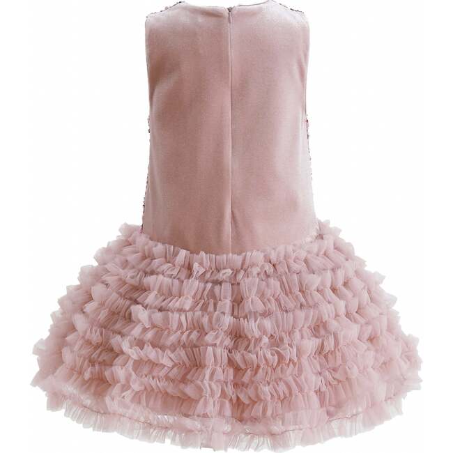 Sequin & Tulle Party Dress, Pink - Dresses - 5