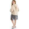 Bunny-Eared Fuzzy Jacket, Cream - Jackets - 5 - thumbnail